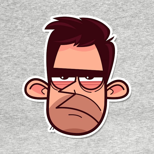 Grumpy Face by Melchior